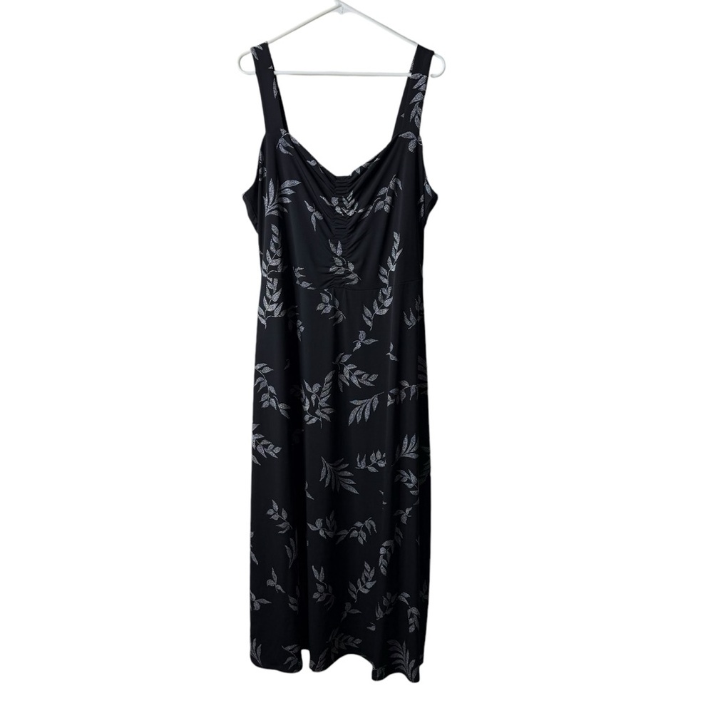 41 Hawthorn Stitch Fix Black White Floral Tank Maxi Dress